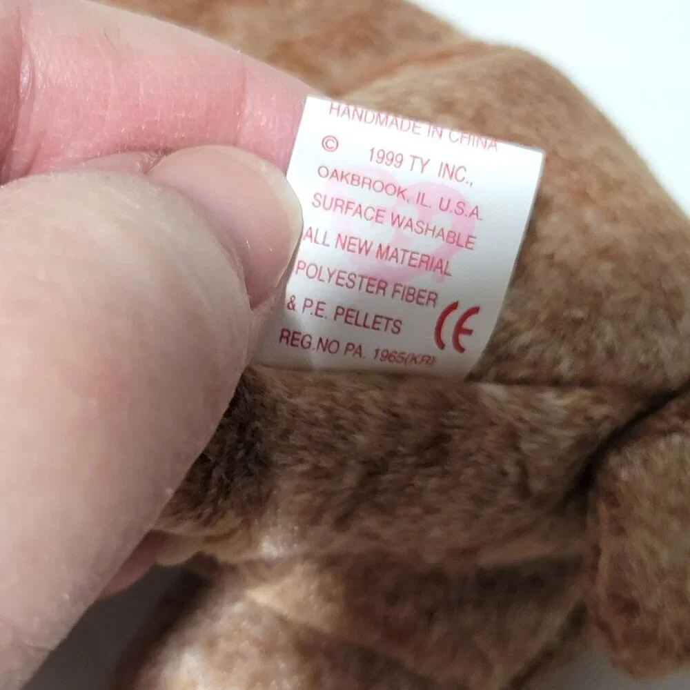 Ty Original Beanie Baby Pecan The Bear NWT 1999 Retired